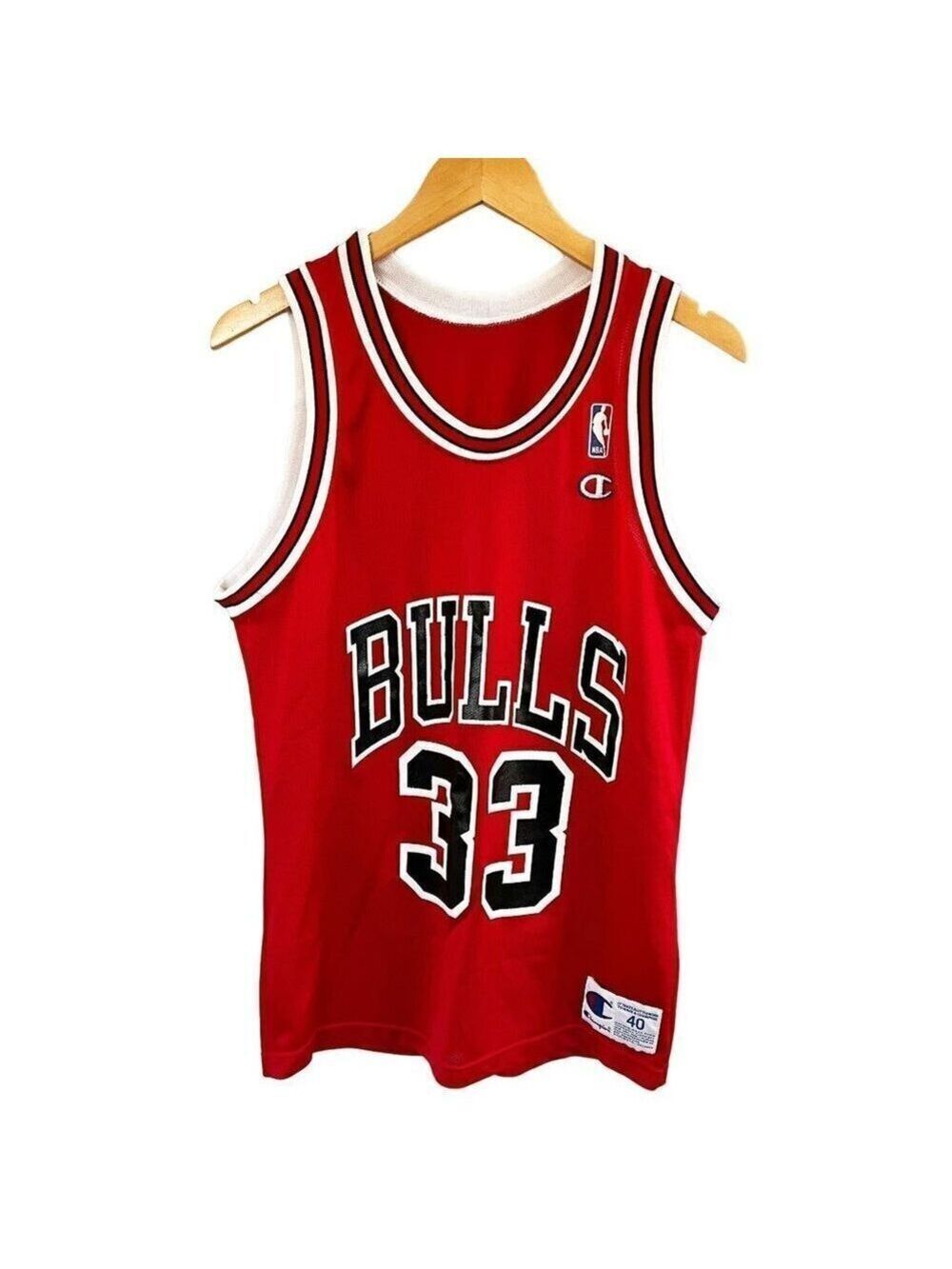 VINTAGE Champion 90's Chicago Bulls NBA Jersey Scottie Pippen #33 Unisex